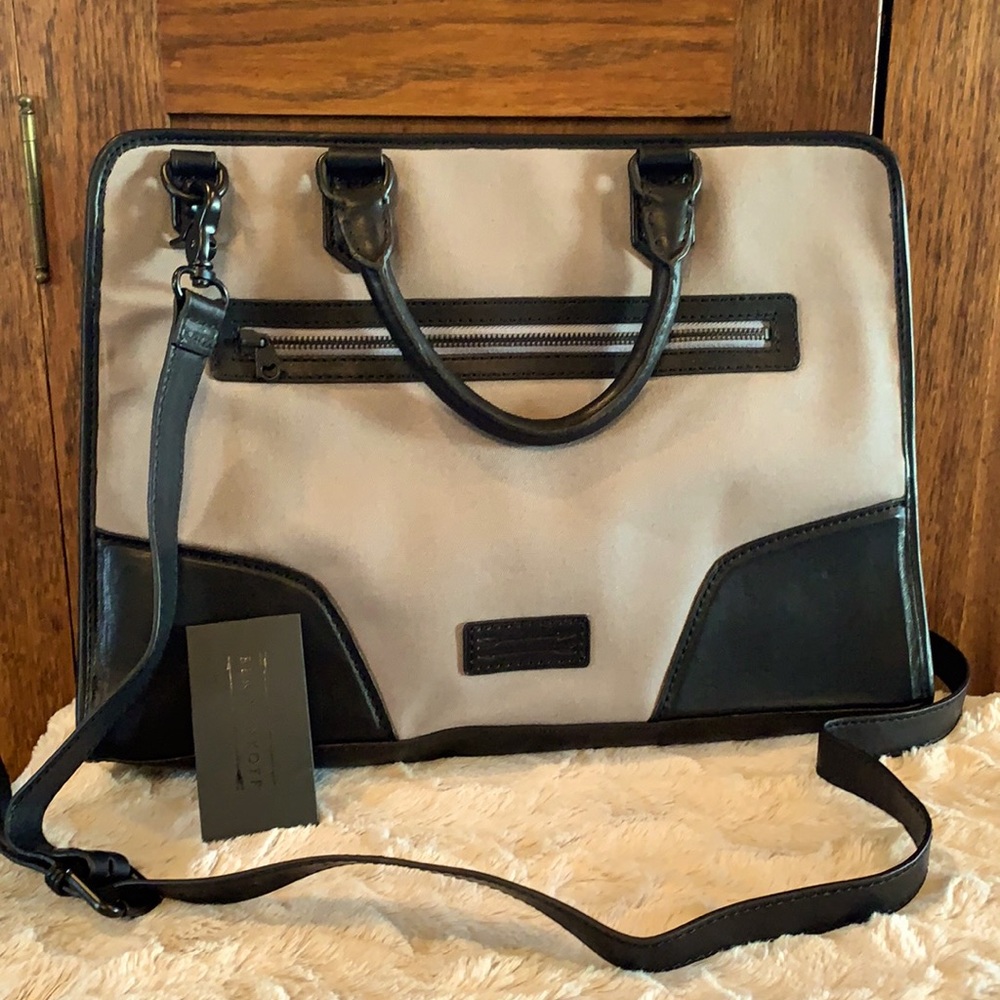 NWT, Ben Minkoff bag, has a laptop section as well as other compartments.